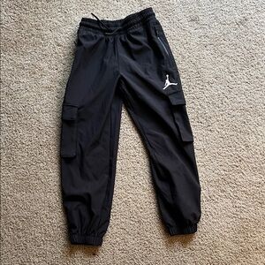 Boys Black Jordan Jogger Pants